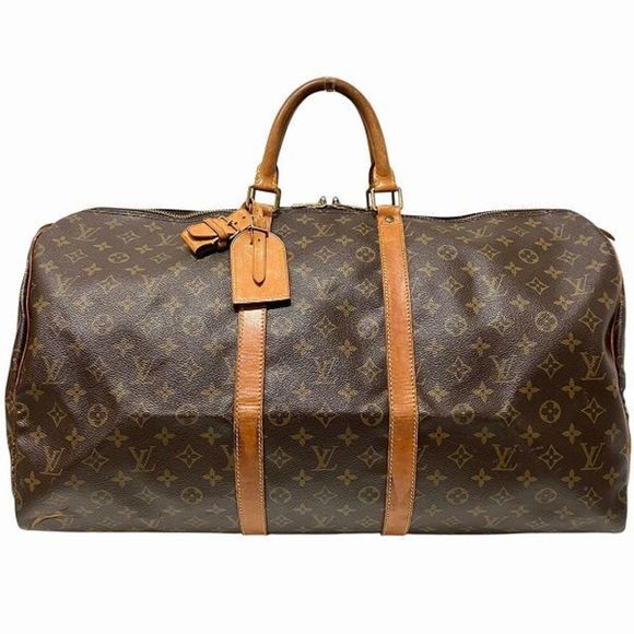 Louis Vuitton Monogram Keepall 55 M41424 Boston Bag for Men and Women - Picture 1 of 9